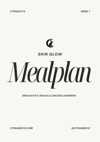 2.0 Week 1 - SKIN GLOW Meal Plan - 1
